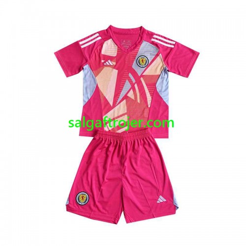 Skotland Fodboldtrøjer Målmand Børn 3. sæt EM 2024 Kort ærmer Skotland Fodboldtrøjer Målmand Børn 3. sæt EM 2024 Kort ærmer